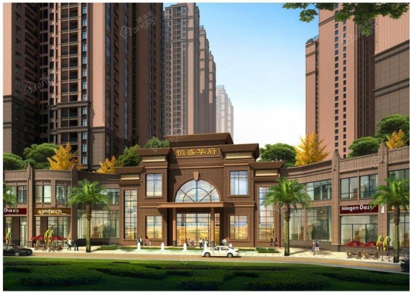 恒盛华府道路、绿化、给排水、供配电等附属工程